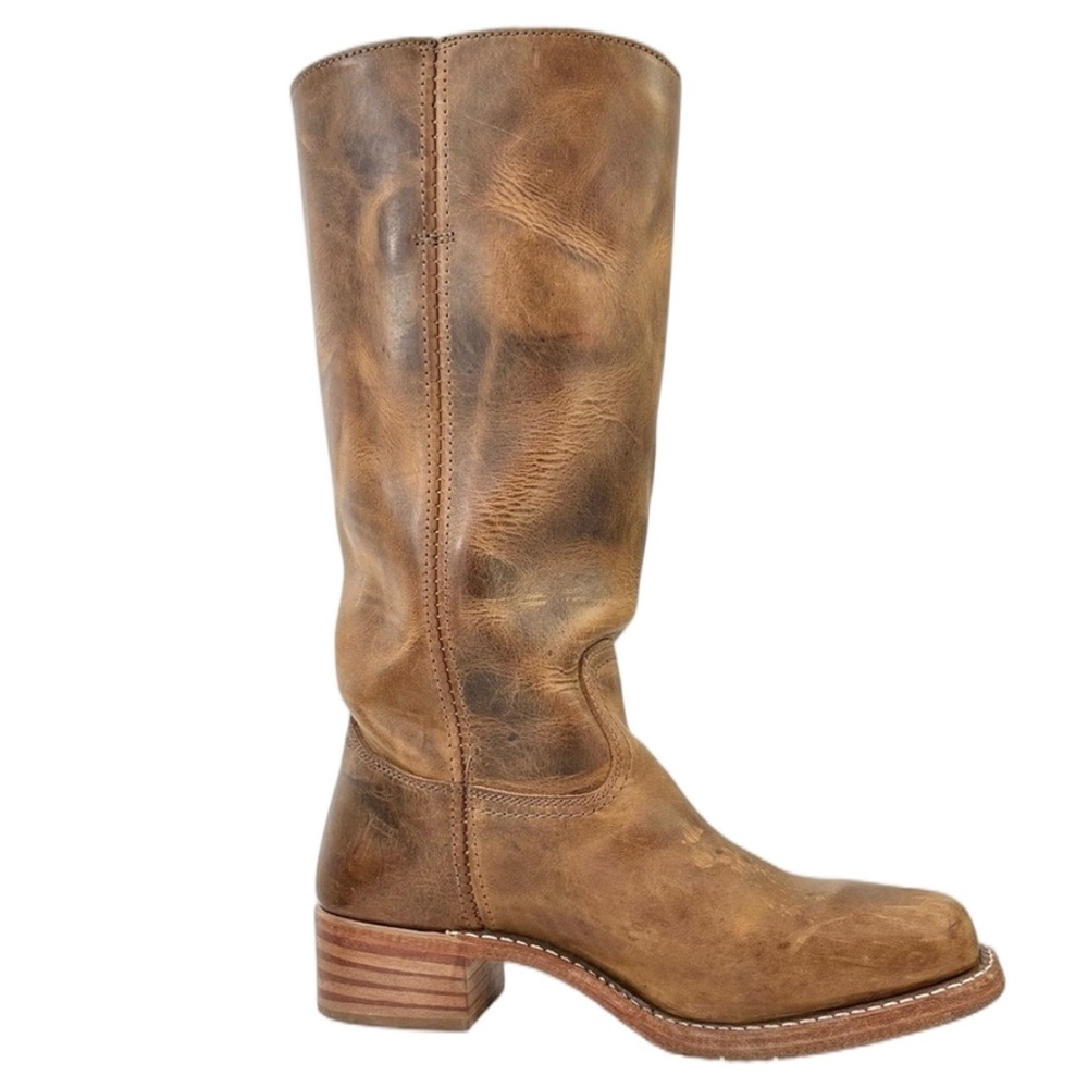 Frye Campus Women’s Brown Leather Knee-High Boots - Picture 3 of 11